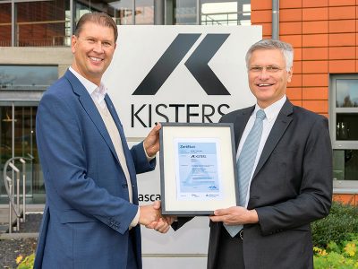 KISTERS AG erhält Zertifikat
