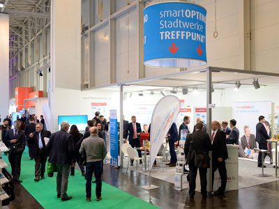 e-worls Messestand smartoptimo