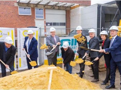 Erster Spatenstcih bei ZENNER