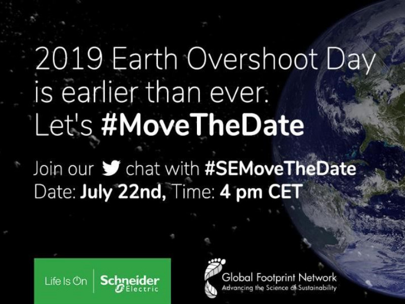 Earth Overshoot Day Schneider Electric