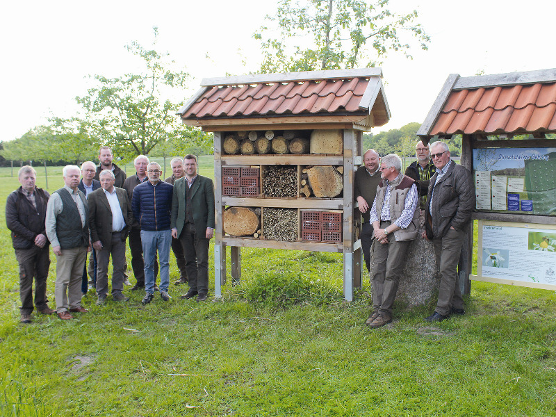 Zukunftspreis-Bewerber: Insektenhotels des Biotop-Fonds der Jägerschaften Emsland / Grafschaft Bentheim e.V