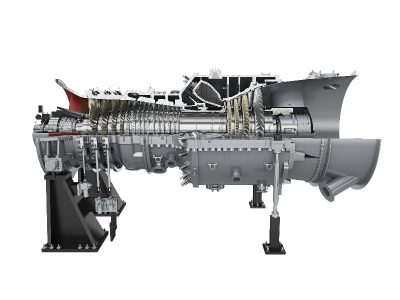 Gasturbine SGT5-4000F von Siemens für GuD-Kraftwerk