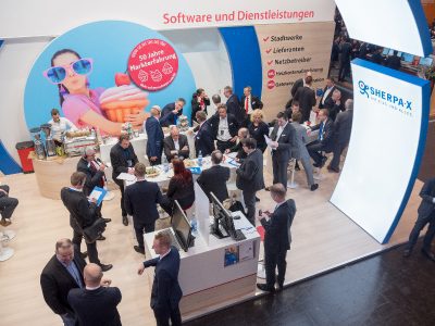 Messestand SW SHA und Somentec - Software für Stadtwerke