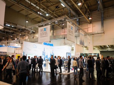E-world-Messestand der co.met GmbH