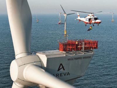 Bau Offshore-Windanlagen