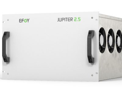 Jupiter-System mit Ballard FCgen 1020ACS Brennstoffzellen-Stacks.