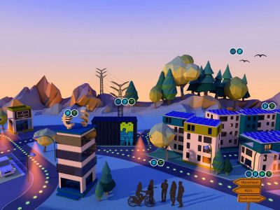 Stromspeicher in der Stadt