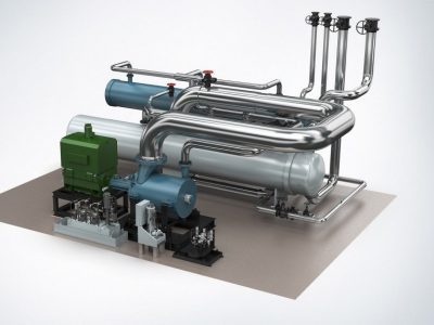 Hochtemperatur-Großwärmepumpe