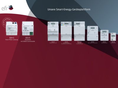 Die EFR-Zählerserie auf einen Blick.