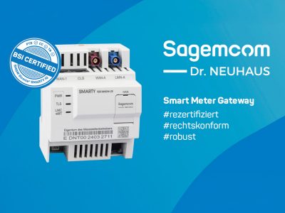 : Das rezertifizierte Smart-Meter-Gateway Siconia® SMARTY IQ von Sagemcom Dr. Neuhaus