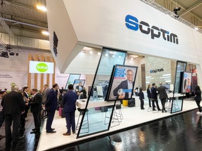 An den ersten beiden Messetagen lädt Soptim zudem zur Happy Hour von 16:30 bis 18 Uhr am Stand 1E130 ein.