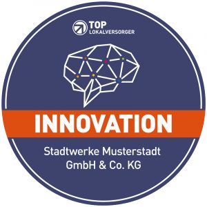 Das Siegel TOP Lokalversorger Innovation.