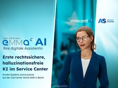 EMMA®AI ist eine halluzinationsfreie Conversational AI, die als digitale Assistentin kanal- und fachbereichsübergreifend im Kunden-, User- und Mitarbeitersupport eingesetzt wird.