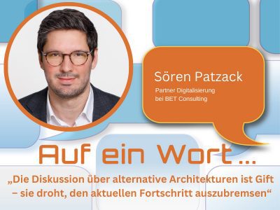 Der Smart-Meter-Rollout nimmt in Deutschland Fahrt auf: „Die Standards sind stabil, die Technik steht, und die Prozesse laufen“, sagt Sören Patzack, Partner Digitalisierung und Gesellschafter bei der BET Consulting GmbH.