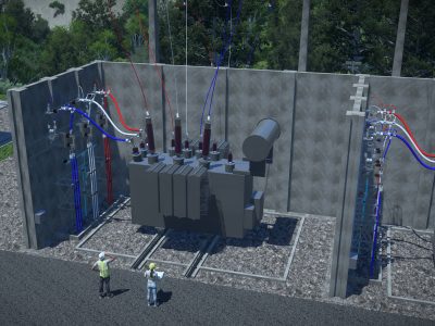 Durch die Umstellung auf 3D-Entwürfe konnte das Unternehmen die Entwicklungszeit für die mechanischen Elemente elektrischer Umspannwerke um 50 % bzw. 225 Arbeitsstunden verkürzen.