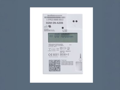 Elektronischer Haushaltszähler: EFR hat für den Haushaltszähler SGM-SN in der Bauform eHZ die nationale und EU-Baumusterprüfbescheinigung erhalten