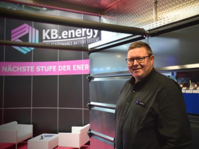 Dirk Labudda, Geschäftsführer KB.energy GmbH, zum Megawattspeicher: