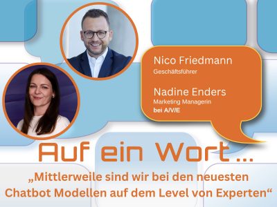 Chatbot und andere Künstliche Intelligenz: „Wir werden Modelle sehen, die nicht nur schneller als Menschen sind, sondern auch von der Qualität besser sind.