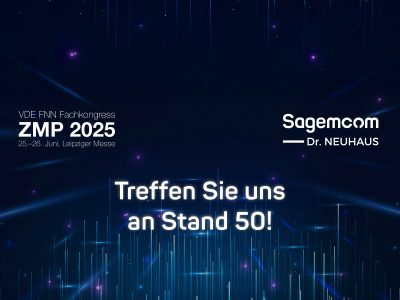 Auf der ZMP in Leipzig stellt Sagemcom Dr. Neuhaus seine innovativen Lösungen vor.