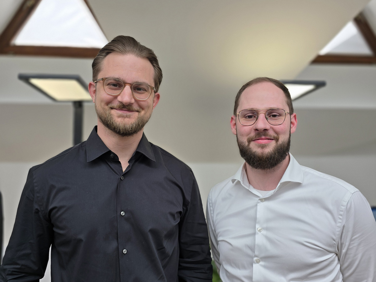 Geschäftsführung von Aeonic Data: Maximilian König (links) und Dieter Dusdal (rechts)
