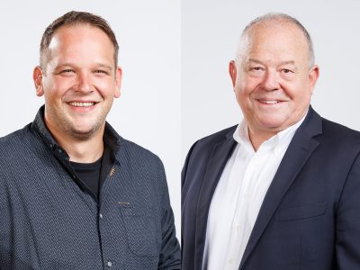 Sascha Hagedorn (links) und Andreas Haug sind Prokuristen von isoplus Fernwärmetechnik GmbH