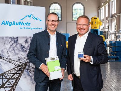 Kooperationspartner: Volker Wiegand (AllgäuNetz) und Bouke Stoffelsma (Hausheld).