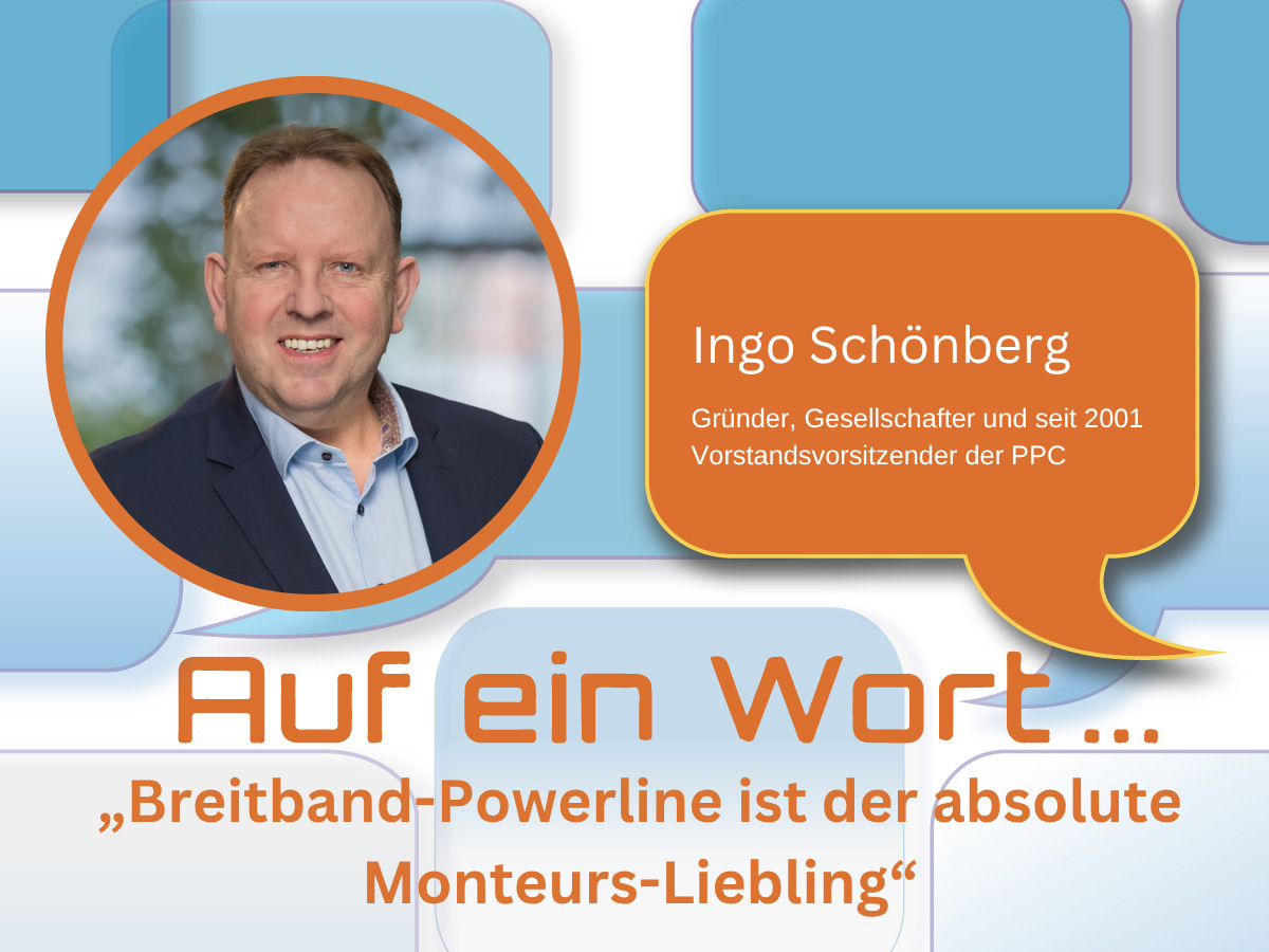 Ingo Schönberg ist Gründer, Gesellschafter und seit 2001 Vorstandsvorsitzender von PPC.