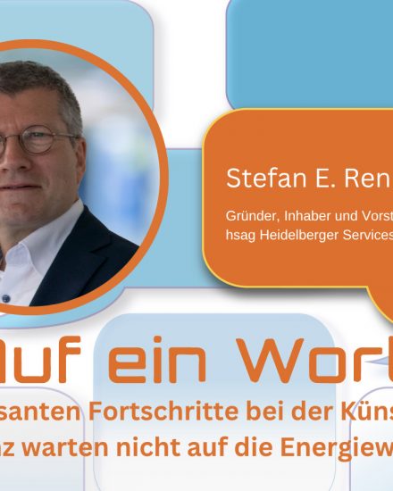 Wir haben uns immer auf die Branche fokussiert. Das Wissen über Inhalte und Bedürfnisse von Energieunternehmen ist unser Alleinstellungsmerkmal