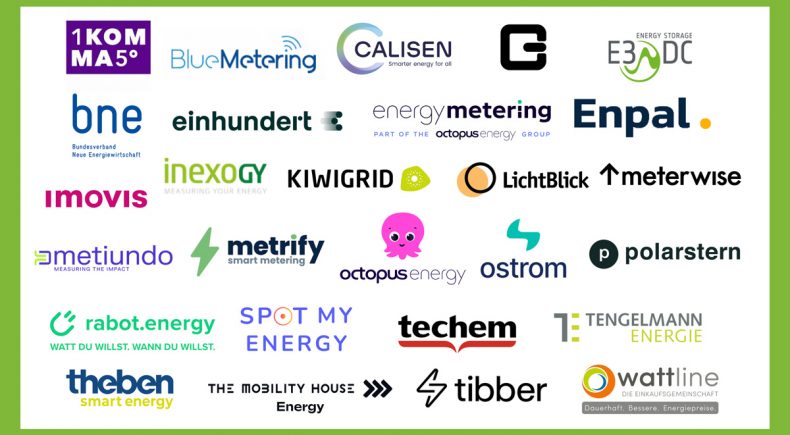 CEOs von Enpal, Techem, LichtBlick, Octopus Energy & Inexogy warnen vor Re-Monopolisierung im Messwesen; über 20 weitere schließen sich an.