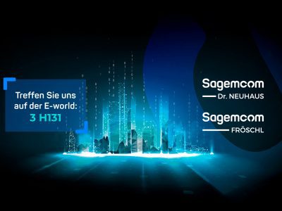 Innovative Lösungen für die digitale Energiewelt von morgen: Sagemcom Dr. Neuhaus und Sagemcom Fröschl auf der E-World in Essen.