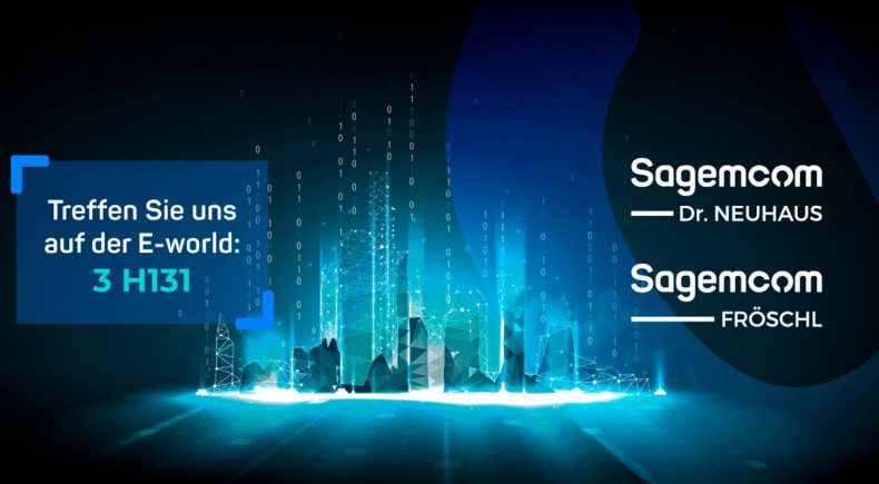 Innovative Lösungen für die digitale Energiewelt von morgen: Sagemcom Dr. Neuhaus und Sagemcom Fröschl auf der E-World in Essen.