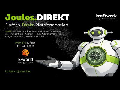 Eine einzige App: Mit Joules.DIREKT können sich Energieversorger und Vertriebspartner verbinden.