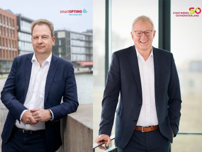 Mit den Stadtwerken Ostmünsterland hat smartOPTIMO einen neuen Gesellschafter für sein Netzwerk gewonnen.