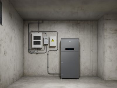 Der E-Tower HV von Haier Energy kombiniert Hybridwechselrichter und modulare Batterie zu einem All-in-One-Hochvoltspeicher für Haushalte und kleine Gewerbebetriebe.