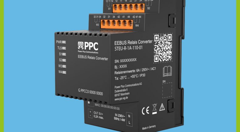 Der EEBUS Relais Converter übersetzt digitale EEBUS-Steuerungssignale aus dem SMGWplus in analoge Relaisschaltungen.
