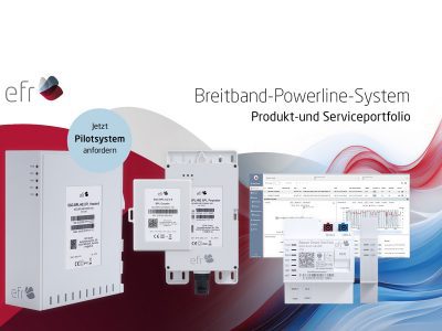 EFR setzt auf Breitbandpowerline-Technologie, die auch im Netzgebiet von Bayernwerk Netz GmbH zum Einsatz kommt.