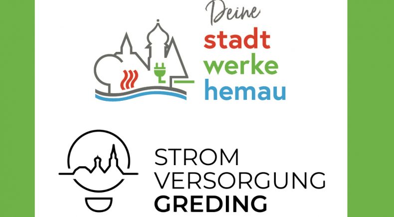Zwei Kommunalversorger entscheiden sich für die kraftwerk.Plattform: Stromversorgung Greding und die Stadtwerke Hemau.