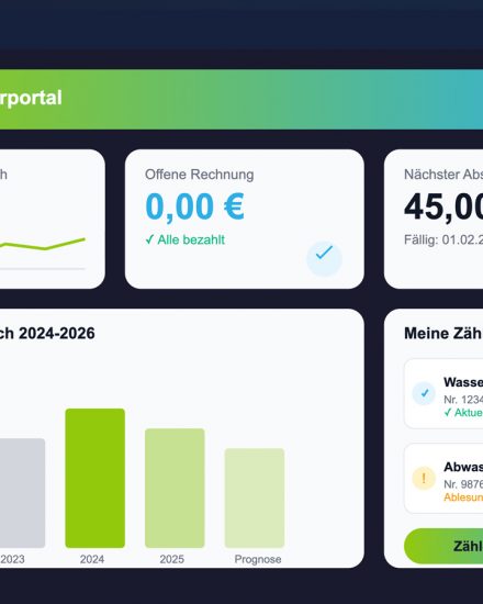 Auf der IFAT 2026 zeigt die kraftwerk Software Gruppe, wie ihre integrierte Plattformlösung Wasserversorger und Stadtwerke entlastet.