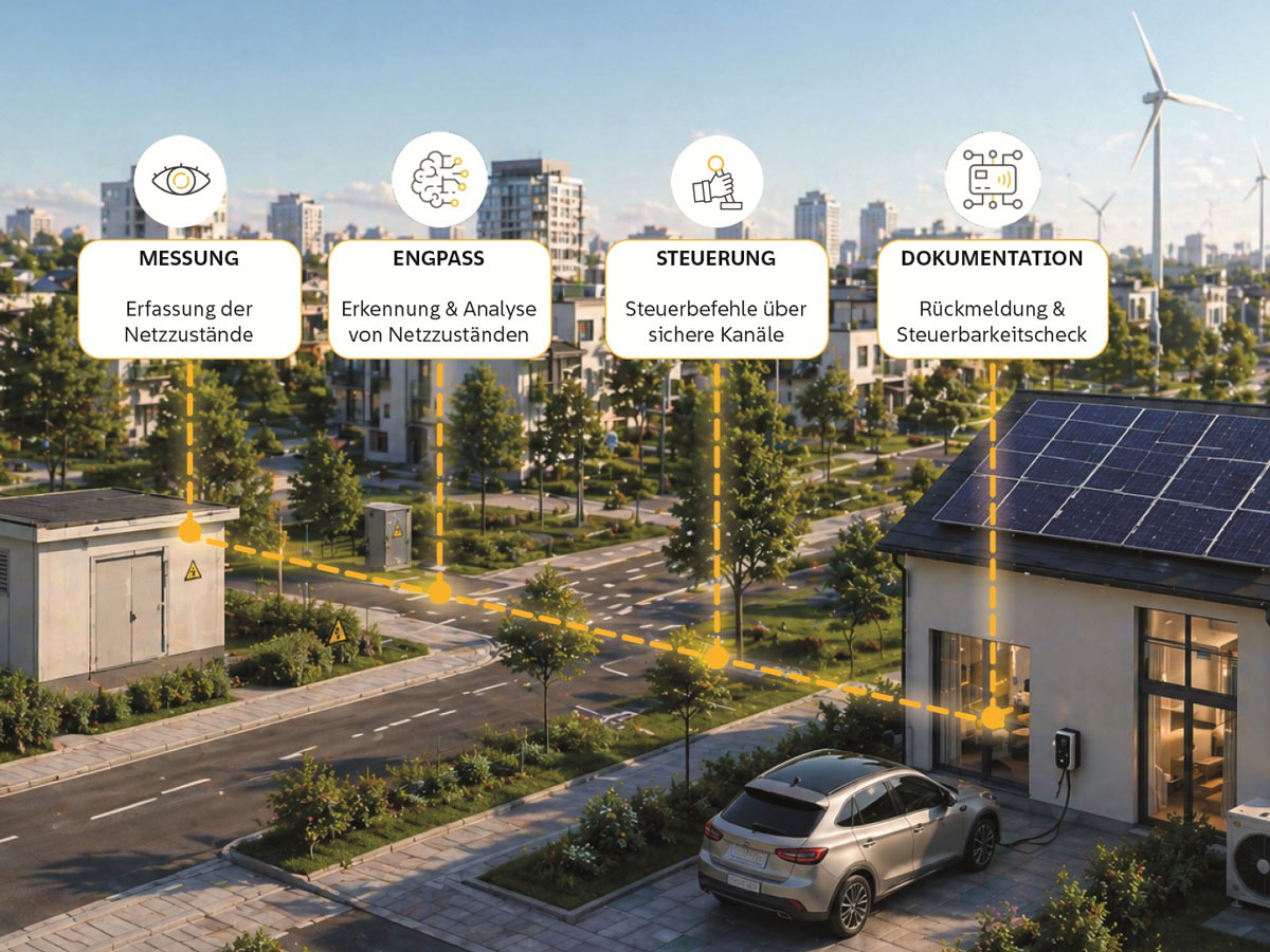SMIGHT, Thüga SmartService und Robotron realisieren eine durchgängige, marktkonforme Steuerkette: von der Netzanalyse bis zur sicheren Steuerung im Feld.