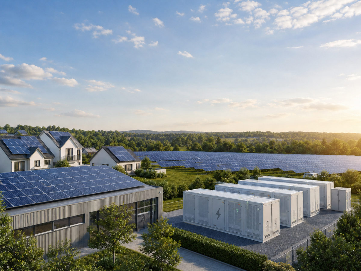 Während der Photovoltaik-Zubau schwächelt, wächst der Markt für stationäre Batteriespeicher deutlich.