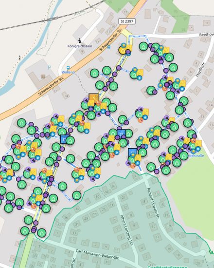 GridPilot – Visualisierung des Niederspannungsnetzes im digitalen Zwilling.