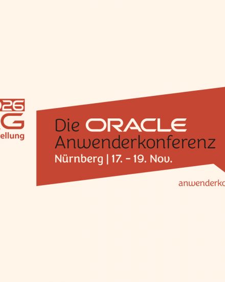 Die DOAG Konferenz + Ausstellung findet in Nürnberg vom 17. bis 19. November statt.