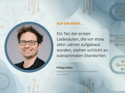 Ob sich das Geschäftsmodell Elektromobilität für Stadtwerke lohnt, hängt von unterschiedlichen Faktoren ab. Welche das sind, verrät Philipp Nobis von vaylens im Interview.