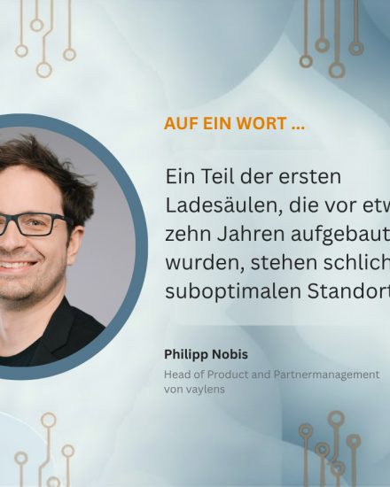 Ob sich das Geschäftsmodell Elektromobilität für Stadtwerke lohnt, hängt von unterschiedlichen Faktoren ab. Welche das sind, verrät Philipp Nobis von vaylens im Interview.