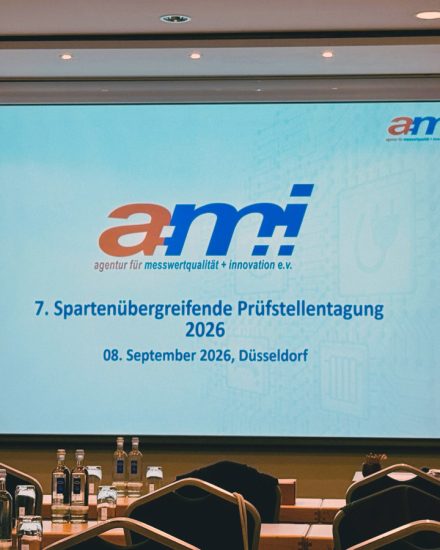 Viele spannende Diskussionen zu ganz unterschiedlichen Themenbereiche gab es auf der diesjährigen 7. spartenübergreifenden Prüfstellentagung der Agentur für Messwertqualität und Innovation (a:m+i) in Düsseldorf.