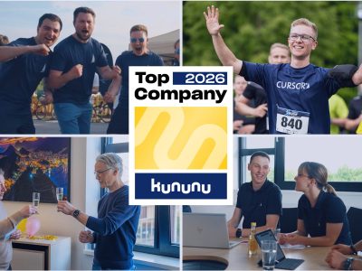 CURSOR erreicht im kununu-Ranking der IT-Branche Platz 15 von rund 21.000 Unternehmen