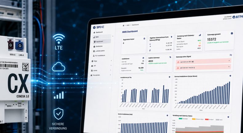 Thüga SmartService bietet ihren Kunden die Möglichkeit ein NMS von SPiNE zur Überwachung von Smart Meter Gateways (SMGW) zu nutzen.