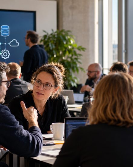 Am 12. Oktober kamen 40 Personen aus 24 Unternehmen zum Dienstleistertreffen von CIVITAS/CORE zusammen